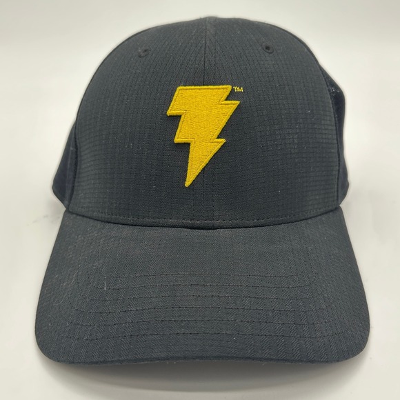 Under Armour Project Rock Black Adam Hats Dad Men OSFA Black Mesh Snap Back Cap - Picture 1 of 5